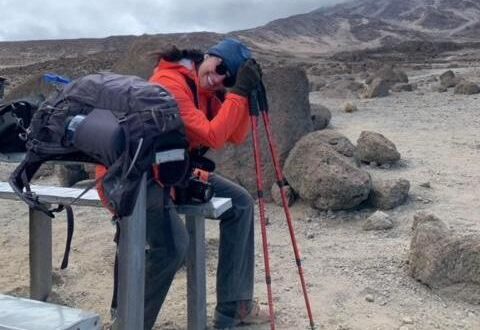 Saya meningkatkan kecemasan dan mendaki Gunung Kilimanjaro