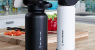 Scosche MagicMount Hydro – Botol dengan Dudukan Telepon dan Mangkuk Anjing