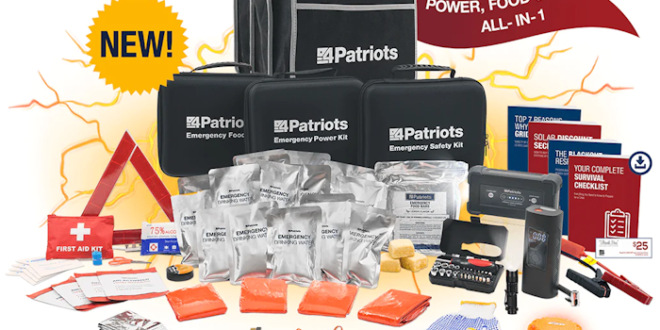 4Patriots Patriot Power – perlengkapan darurat lengkap