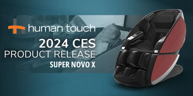 Human Touch Mengumumkan Kursi Pijat Terapi Super Novo X di CES 2024