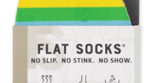 Rainbow FLAT SOCKS – Kaus kaki anti selip yang tidak menyerap kelembapan