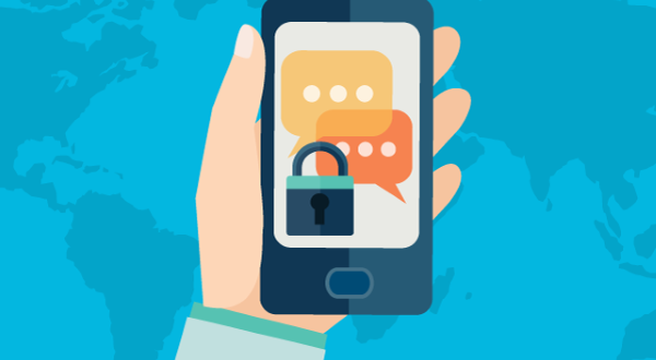 Apakah pesan SMS dienkripsi?