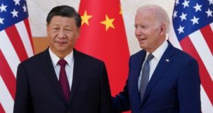 Presiden AS Joe Biden bertemu dengan Presiden China Xi Jinping di sela-sela KTT Pemimpin G20 di Bali, Indonesia pada 14 November 2022.  (Foto: Kevin Lamarck/Reuters)