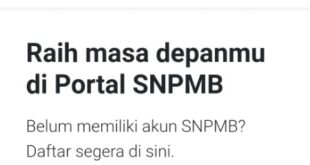 Link pendaftaran akun SNMPB