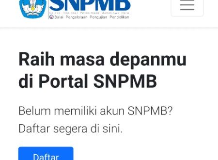 Link pendaftaran akun SNMPB