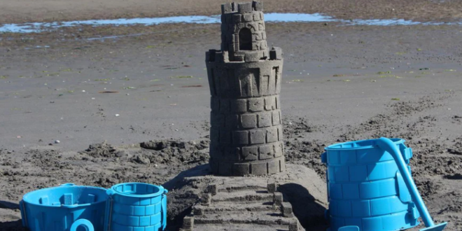 Build a Castle Pro Tower Kit – satu set cetakan terpisah untuk membangun istana pasir dan salju