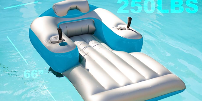 PoolCandy Splash Runner 2.5 – Kursi malas kolam tiup bermotor