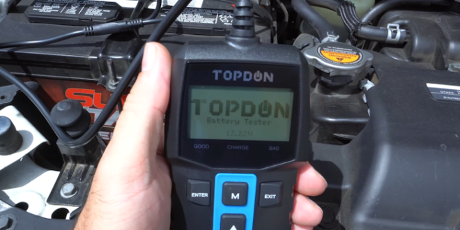 TOPDON BT100 – penguji 12V dan sistem pengisian kendaraan
